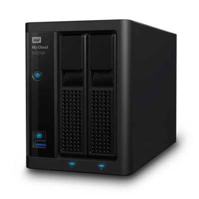 Western Digital My Cloud EX2100 0TB Network Attached Storage Device